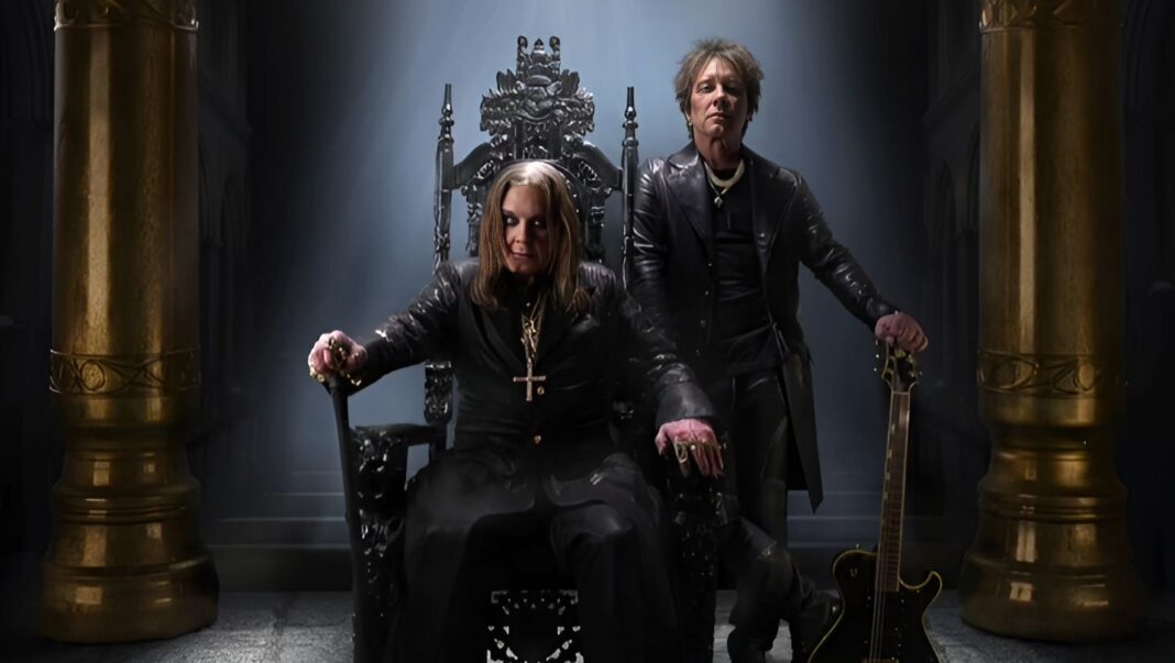 Ozzy Osbourne & Billy Morrison - Gods Of Rock N Roll (Ausschnitt: Singlecover / Foto: Jane Stuart)