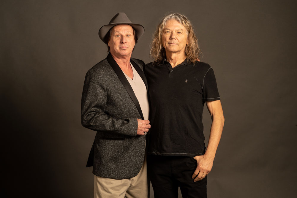 Jerry Harrison und Adrian Belew (Foto: Michael Weintrob /remaininlight.net)