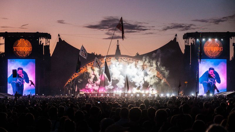 Die Orange Stage beim Roskilde Festival 2022 (Foto: Flemming Bo Jensen)