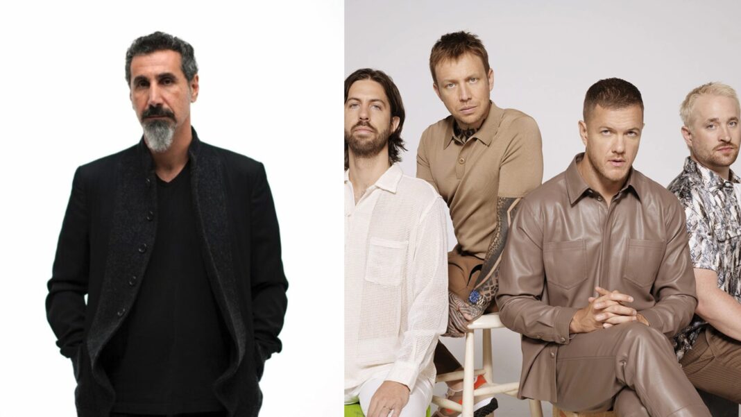 Serj Tankian (Foto: George Tonikian) & Imagine Dragons (Foto: Eric Ray Davidson/ Universal Music)