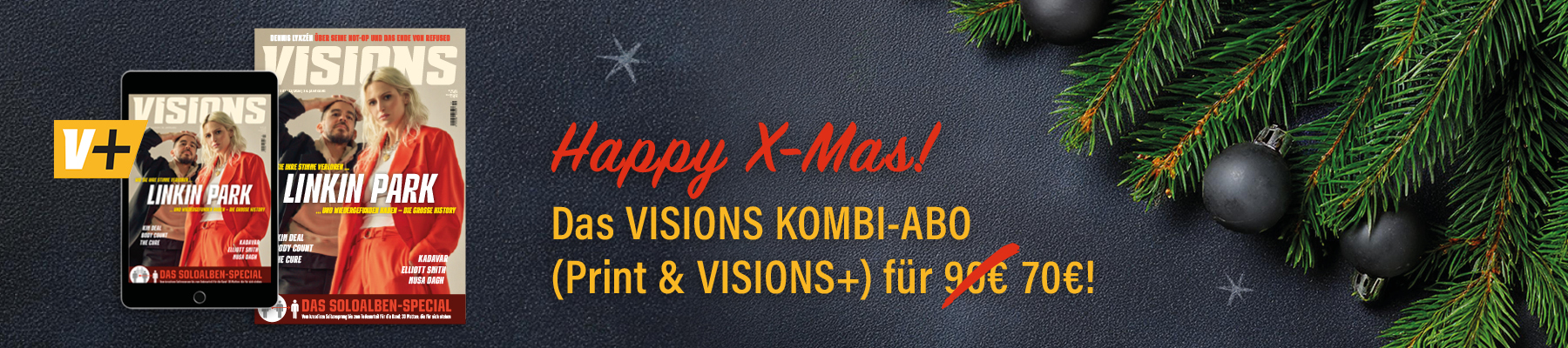 VISIONS X-Mas-Kombi-Abo 2024