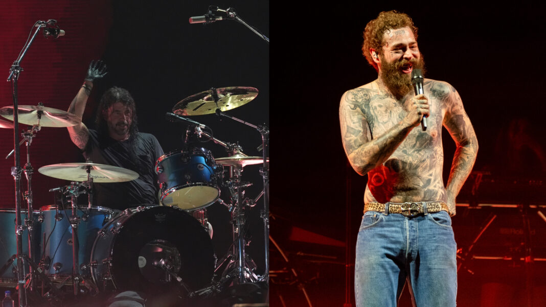 Dave Grohl und Post Malone lassen Nirvana aufleben (Fotos: picture alliance / AP Photo/Chris Pizzello & Amy Harris/Invision/AP)