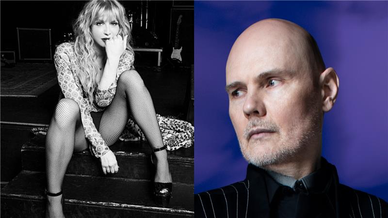 Courtney Love und Billy Corgan (Fotos: Hedi Slimane und Paul Elledge)