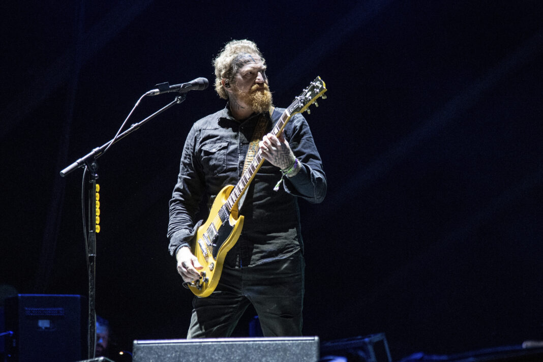 Brent Hinds mit Mastodon, 2021 (Foto: picture alliance / Amy Harris/Invision/AP | Amy Harris)